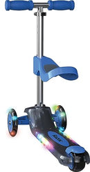 Razor Rollie DLX 3-Wheel Light-Up Scooter Seated Stand-Up Riding Options - Brand New