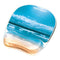 FELLOWES PHOTO GEL MOUSE PAD WRIST REST MICROB - SANDY BEACH (9179301) - Like New