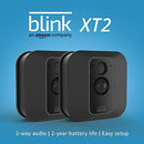 BLINK XT2 OUTDOOR/INDOOR SMART SECURITY CAMERA WITH STORAGE 2 CAMERA - BLACK - Like New