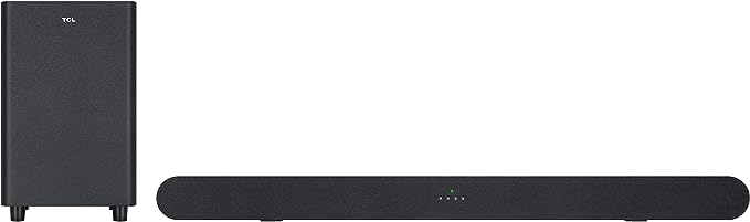 TCL Alto 6+ 2.1 Channel Dolby Audio Sound Bar Wireless Subwoofer TS6110 - Black - Like New