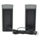 MANHATTAN USB POWERED RBG GAMING SPEAKERS STEREO SPEAKERS 168359 - BLACK - Like New
