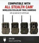 Stealth CAM Sol-Pak Solar Battery Pack 12V Solar Power Panel, Compatible - Like New