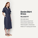 Amazon Essentials Women Short Sleeve Dress with Belt Dark Midnight XL - Like New