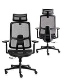 Ouliean Ergonomic Office Chair Adjustable Lumbar Support - Black - Like New