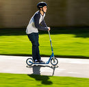 RAZOR A5 LUX KICK SCOOTER LARGE 8" WHEELS FOLDABLE ADJUSTABLE HANDLEBARS - BLUE - Like New