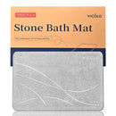 Wicolo Stone Bath Mat, Diatomaceous Earth Shower Mat Non Slip Instantly Water Like New