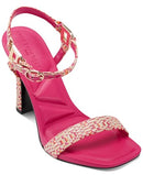 KL253551 KARL LAGERFELD WOMEN'S CYBIL EVENING DRESS HEEL TEABERRY SIZE 8.5 - Like New