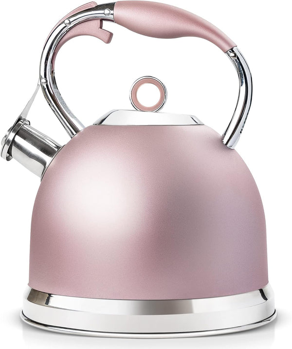 SOTYA WHISTLING TEA KETTLE FOR STOVETOP, 3 QUART - ROSE GOLD - Scratch & Dent