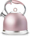 SOTYA WHISTLING TEA KETTLE FOR STOVETOP, 3 QUART - ROSE GOLD - Scratch & Dent