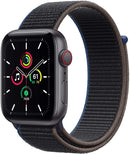 APPLE WATCH SE GPS CELLULAR 40MM SPACE GRAY ALUMINUM CASE CHARCOAL SPORT - Like New