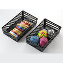 OFFICEMATE OIC ACHIEVA LARGE SUPPLY BASKET, PACK OF 2, RECYCLED - BLACK - Like New