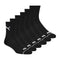 PUMA SPORTSTYLE TRAINING 6 PAIR QUARTER ANKLE SOCKS MENS - SIZE: 10-13 - BLACK - Brand New