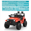ELECTRIC RIDE-ON TRUCK 12V 4.5AH WITH REMOTE SPRING SUSPENSION - GRAY - Like New