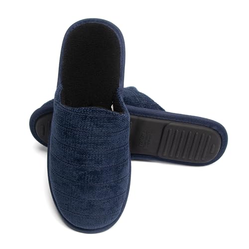 ROXONI MEN'S RONNOX HOUSE SLIPPER INDOOR/OUTDOOR SIZE 8.5-9.5 - NAVY - Brand New