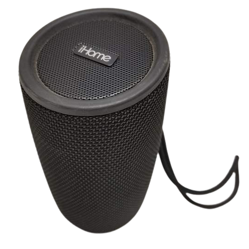 iHome iBT77 Portable Bluetooth Speaker and Splashproof Fabric - Gray/Black Like New