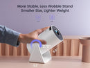 WIMIUS MINI PROJECTOR WITH WIFI AND BLUETOOTH, 2025 UPGRADE 1080P - WHITE - Like New