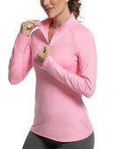 GGOV GOLF WOMAN UPF 50+ SUN PROTECTION QUICK DRY LONG SLEEVE GV3142 - PINK -L - Brand New