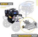 AIDBUILT GAS PRESSURE WASHER 3600 PSI 2.3 GPM 212CC 5 NOZZLES - - Scratch & Dent