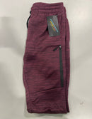 LOGAN AND MARTIN SPORT NYC SPORT JOGGER SWEATPANTS - SIZE: MEN L - WINE HEATHER - Like New