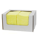 SANIWORKS® OPEN WEAVE DELUXE TOWELS, 13"X21", 1/4 FOLD, 150/CS - YELLOW - Brand New