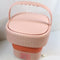 ZNOOOE TRAVEL ADJUSTABLE SPEED PORTABLE FOLDING MINI WASHING MACHINE - PINK Like New