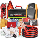 Everlit Survival Car Emergency Kit Roadside Safety Tool Kit X002BJ989D - Black - Brand New