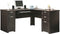 Realspace Magellan 59" W L-Shape Corner Desk 101095 - Espresso - Brand New