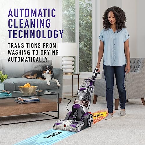 HOOVER SMARTWASH AUTOMATIC CARPET CLEANER CHASER REMOVER FH53050 - PURPLE - Like New
