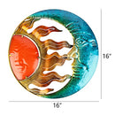John’s Studio Sun Wall Decor Outdoor Metal Moon Hanging Art - B08XBTTMRP - Brand New