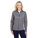 UC400W UltraClub Women's Navigator Heather Full-Zip New