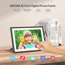 ARZOPA 10.1" Wifi Digital Picture Frame 32GB Storage P101W - Black Like New