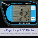 VIPER 787 ELECTRONIC DARTBOARD, ULTRA THIN SPIDER FREE Floating Segments - BLACK - Like New