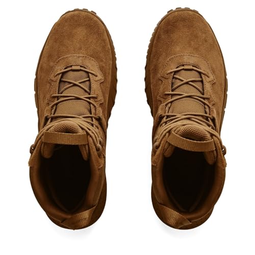 3024009 UNDER ARMOUR MEN'S MICRO G VALSETZ LEATHER BOOT MYSTIC COYOTE 9.5 - Like New