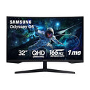 SAMSUNG 32" ODYSSEY G55C SERIES QHD CURVED MONITOR LS32CG550ENXZA BLACK - Like New