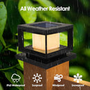 Mlambert 8 Pack Solar Post Lights Outdoor Waterproof Fence Cap 4x4 6x6 4x4 6x6 - Like New