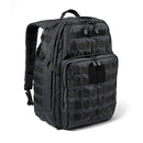 5.11 TACTICAL BACKPACK RUSH 24 2.0 MILITARY,56563ABR/56564ABR-DOUBLE TAP - BLACK - Like New