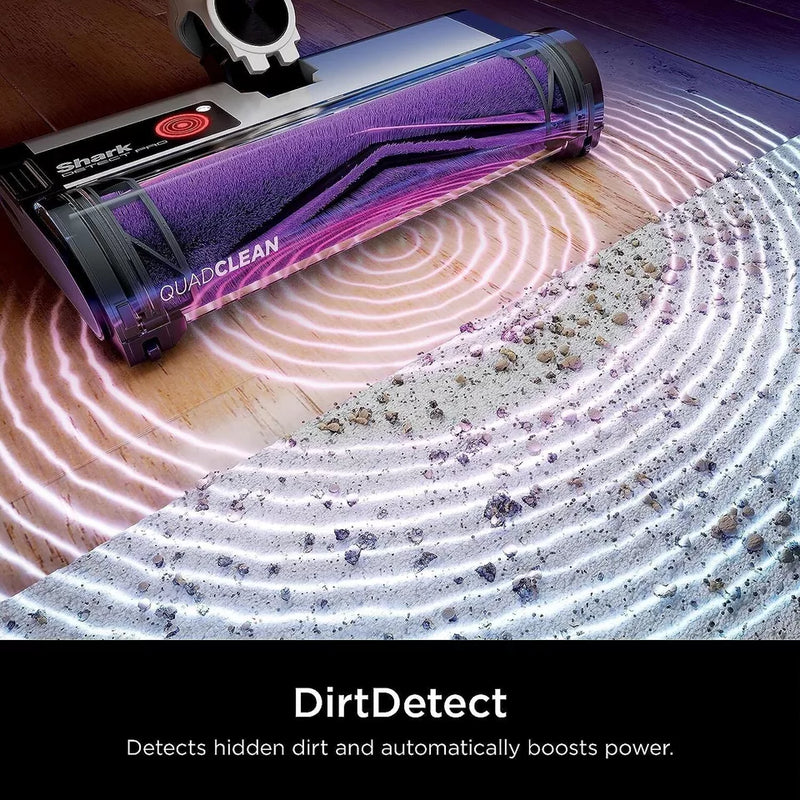 SHARK R-IW1615QPR DETECT PRO CORDLESS STICK VACUUM PURPLE/WHITE - Like New