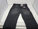 STONE MEN'S CASUAL FLEX STRETCH SLIM STRAIGHT JEANS SIZE: MEN 32X31 - JET BLACK - Brand New