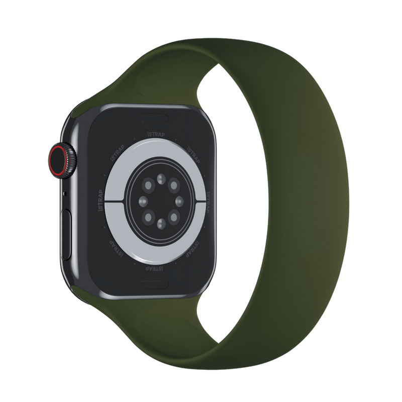 APPLE WATCH SILICONE SOLO LOOP 45MM SIZE 7 - CYPRESS - Like New