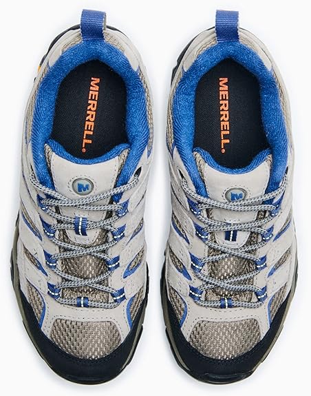 J06018 Merrell Women's Moab 2 Vent Hiking Shoe, Aluminum/Marlin, Size 9.5 Like New