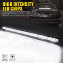 Xprite 31.5 Inch LED Traffic Advisor Strobe Light Bar 13 Mode Cigarette - White - Brand New