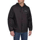 CHAMPION MEN'S RAIN COACH JACKET SIZE MEN L BLACK CH5RN196 BLACK L - Brand New
