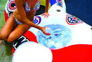 WOW World of Watersports Tube A Rama Floating 10 Person Inflatable - 13-2060 - Like New