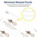 Avery Clean Edge Printable Business Cards with Sure Feed Technology - White - Brand New