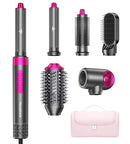 HOUSEHERB 6 IN 1 HIGH-SPEED HAIR DRYER STYLER BROWN FS1001 - PINK - Like New