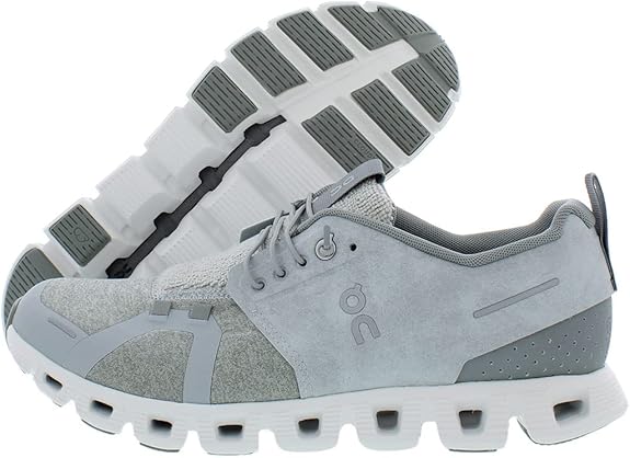 ON Cloud 5 Terry Men's Running Shoes, Size 10.5 M, Glacier/Lunar - Like New