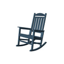 TRAPPER'S PEAK HDPE PATIO ROCKING CHAIR ALL WEATHER RESISTANT - DARK BLUE - Like New