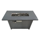 LIVING SOURCE INTERNATIONAL 42"W METAL OUTDOOR FIRE PIT TABLE LID - GRAY - Like New