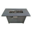 LIVING SOURCE INTERNATIONAL 42"W METAL OUTDOOR FIRE PIT TABLE - Scratch & Dent