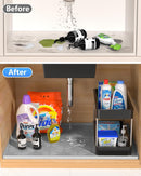 COOLLOG WATERPROOF UNDER SINK MAT 34”X 22” CABINET LINER - LIGHT GRAY - Like New